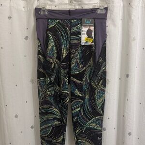 Vibrant Patterned Capri